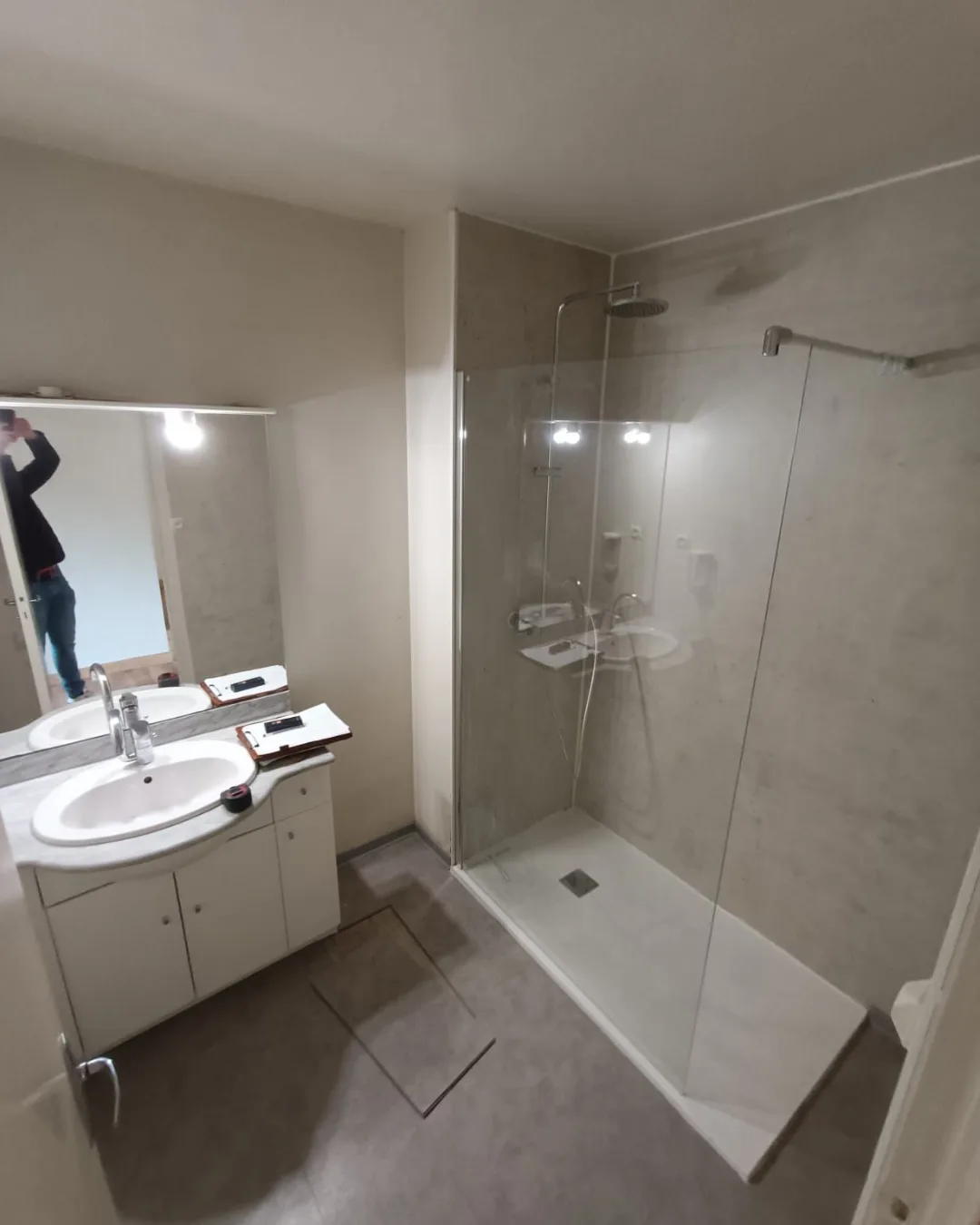Salle de bain avant travaux